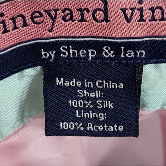 Vineyard Vines Aqua Blue Sleeveless‎ Dress White Beaded Neckline Party Cocktail - Picture 7 of 9